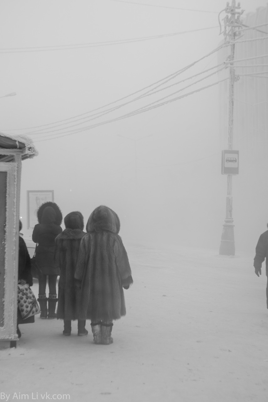 выходные дни, прогулке в самом холодном регионе в Росси 2014, зима