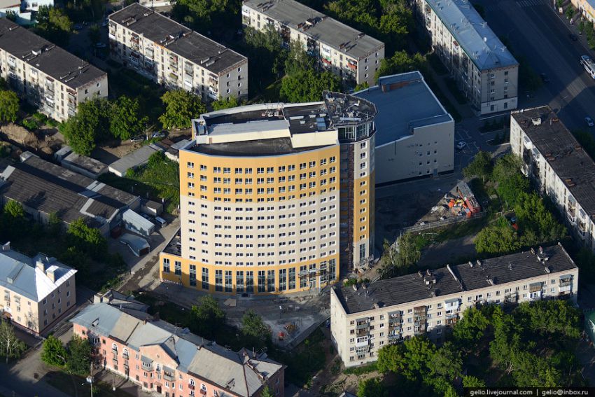 Барнаул, высота, вертолет, достопримечательности