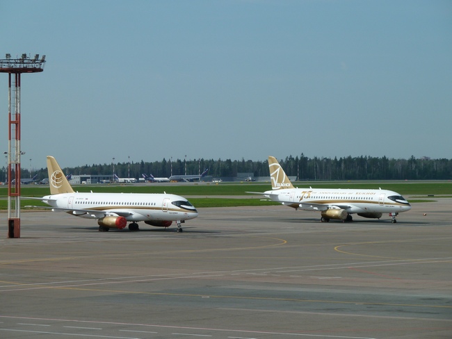 "Атлас Джет" базирует SSJ 100 в Шереметьево // Сергей Сергеев, ATO.ru