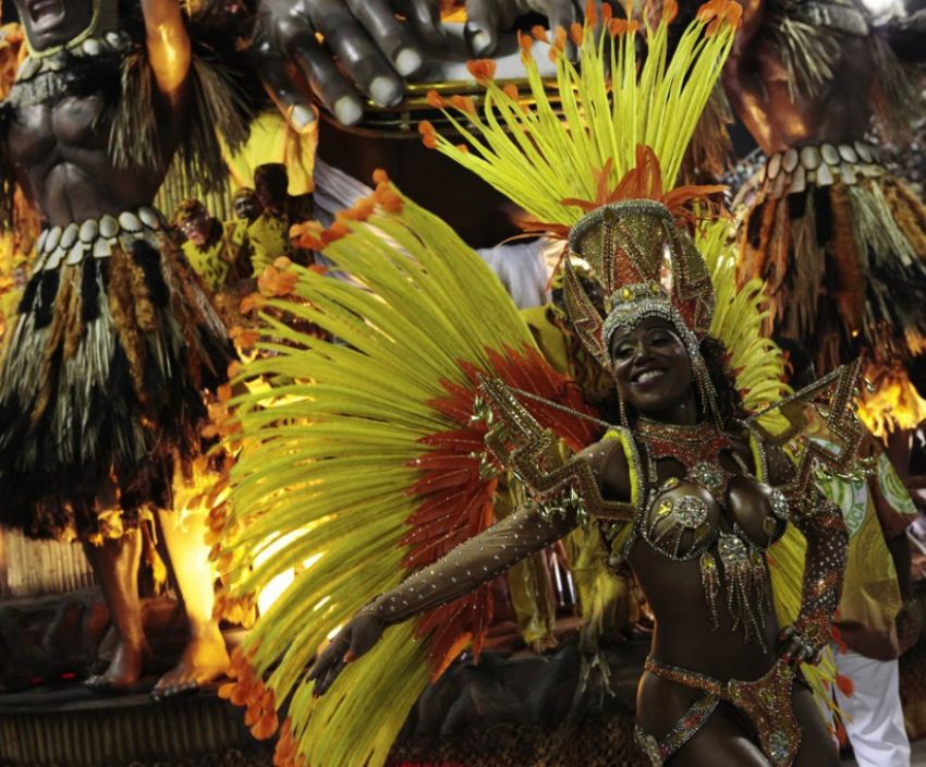 Зажигательный Бразильский карнавал карнавал, рио
