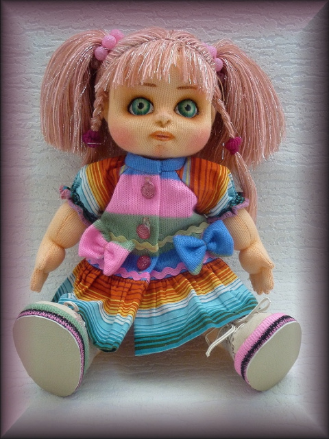 Моника. Текстильная кукла