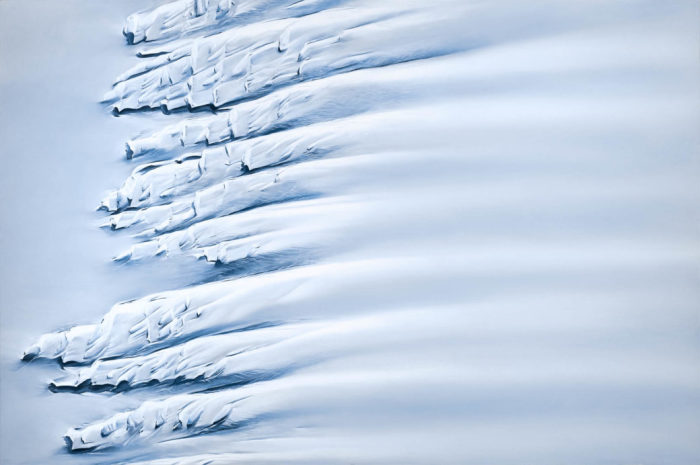 Шельфовые ледники в Антарктиде. Автор: Zaria Forman.