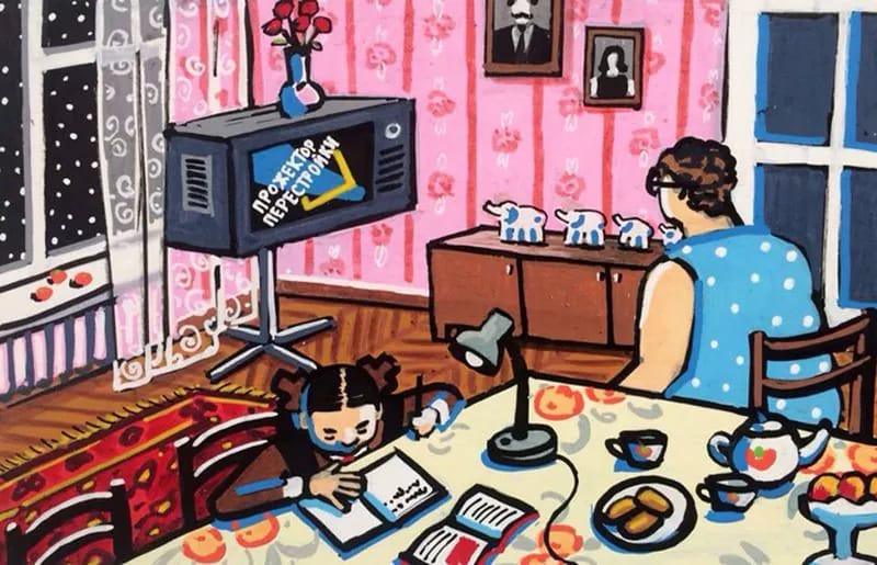 Душевные картины израильской художницы о детстве в СССР Душевные картины израильской художницы о детстве в СССР