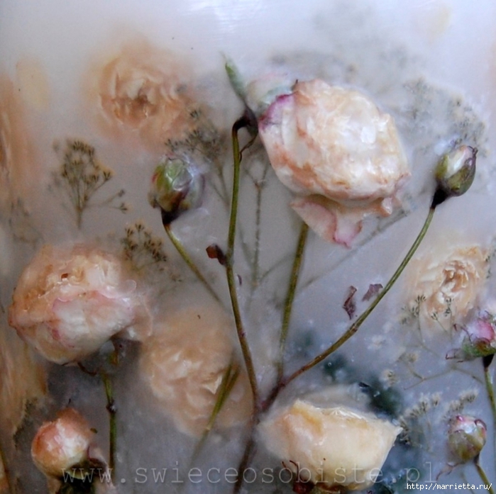 цветочные свечи ручной работы (27) (700x697, 288Kb)