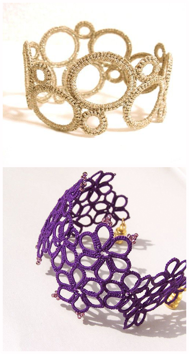 Потрясающие вязаные браслеты, серьги, колье: 150 прекрасных украшений крючком и спицами