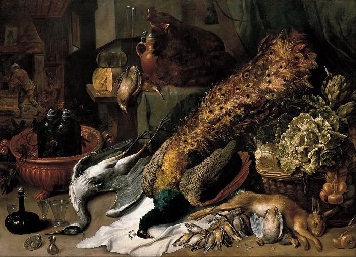 «Натюрморт с битой дичью». (1610-1620) (Мадрид, Фонд Банко Сантандер). Автор: Франс Снейдерс. «Натюрморт с битой дичью». (1610-1620) (Мадрид, Фонд Банко Сантандер). Автор: Франс Снейдерс.