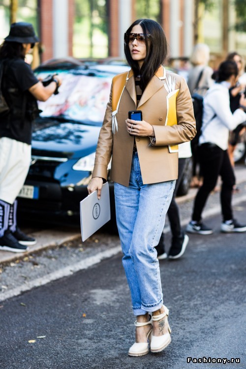 Неделя моды в Милане весна-лето 2016 - street style Неделя моды в Милане весна-лето 2016 - street style