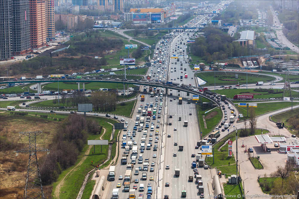 Пробки на МКАД 29.04.2015