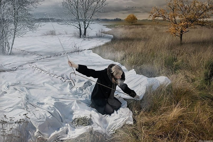 Фотоиллюзии для мечтателей от Эрика Йоханссона красиво, фото