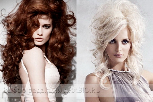 Прически с начесом фото