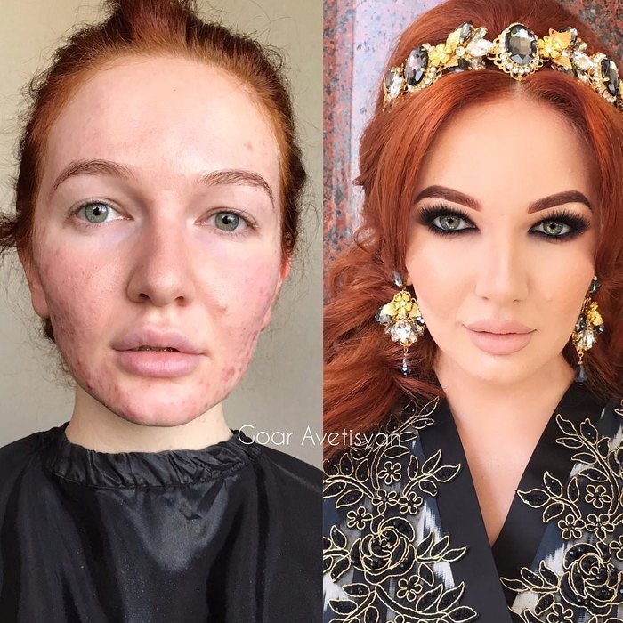 Умение профессионала без фотошопа: мейкап для трудной кожи от Гоар Аветисян Умение профессионала без фотошопа: мейкап для трудной кожи от Гоар Аветисян