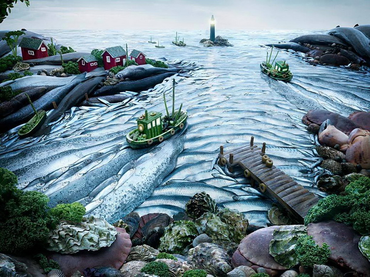Фото Карла Уорнера СЪЕДОБНЫЕ КАРТИНЫ