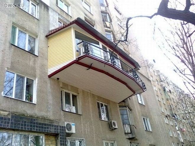 Обнаглевшие соседи, которые расширили балкон Обнаглевшие соседи, которые расширили балкон