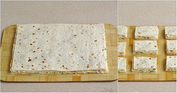 закуска из тонкого лаваша