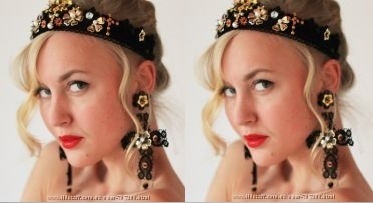 Клипсы в стиле Dolce & Gabbana