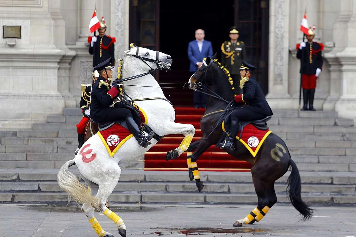 Драгуны с конскими хвостами: Президентская гвардия Перу (1)