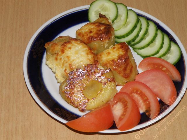 Печеный картофель рецепт с пошагово Печеный картофель рецепт с пошагово