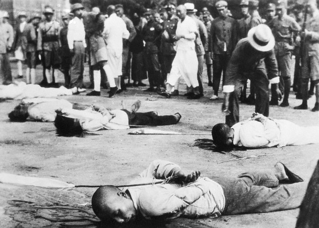 Bodies of Executed Chinese Traitors