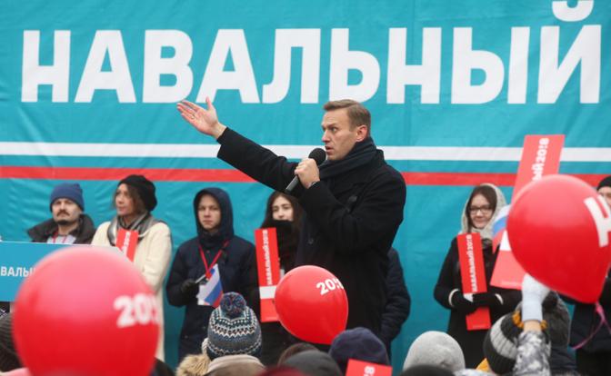 На фото: оппозиционер Алексей Навальный