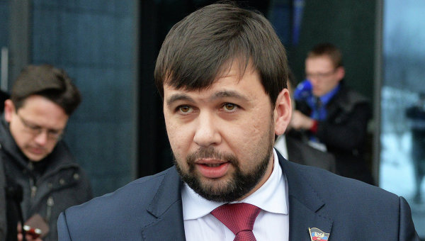 Представитель Донецкой народной республики Денис Пушилин. Архивное фото