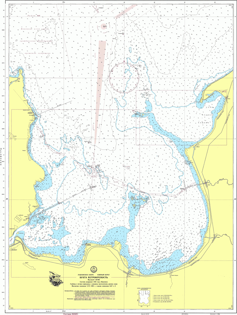 места рыбалки на ладоге карта