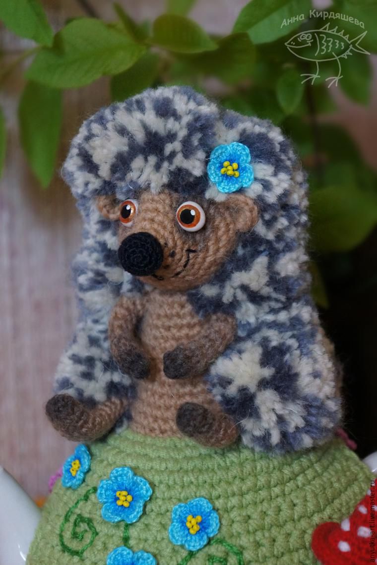Грелка на чайник "Ежик". МК