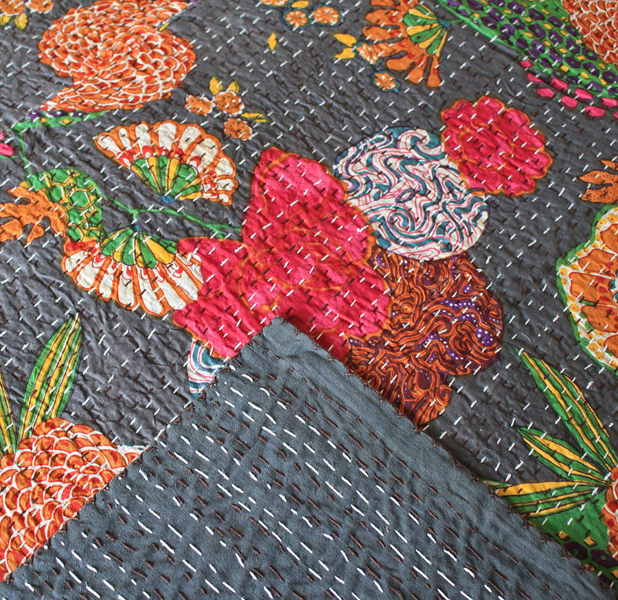 original_tropical-flowers-kantha-throw