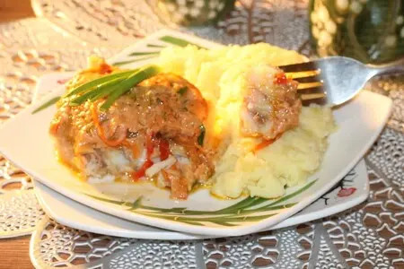 Рецепт минтая под вкусным соусом