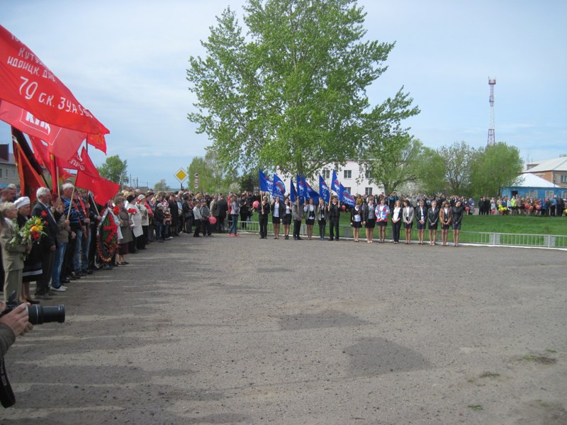 Митинг в честь Дня Победы глубинка, россия, село, фото
