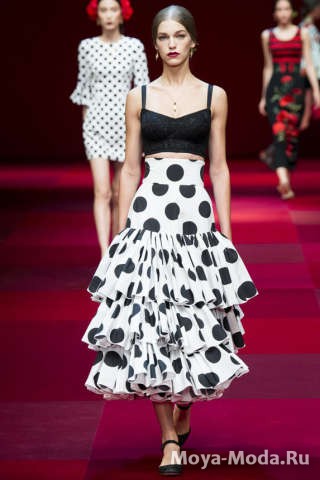Модные юбки весна-лето 2015 Dolce and Gabbana