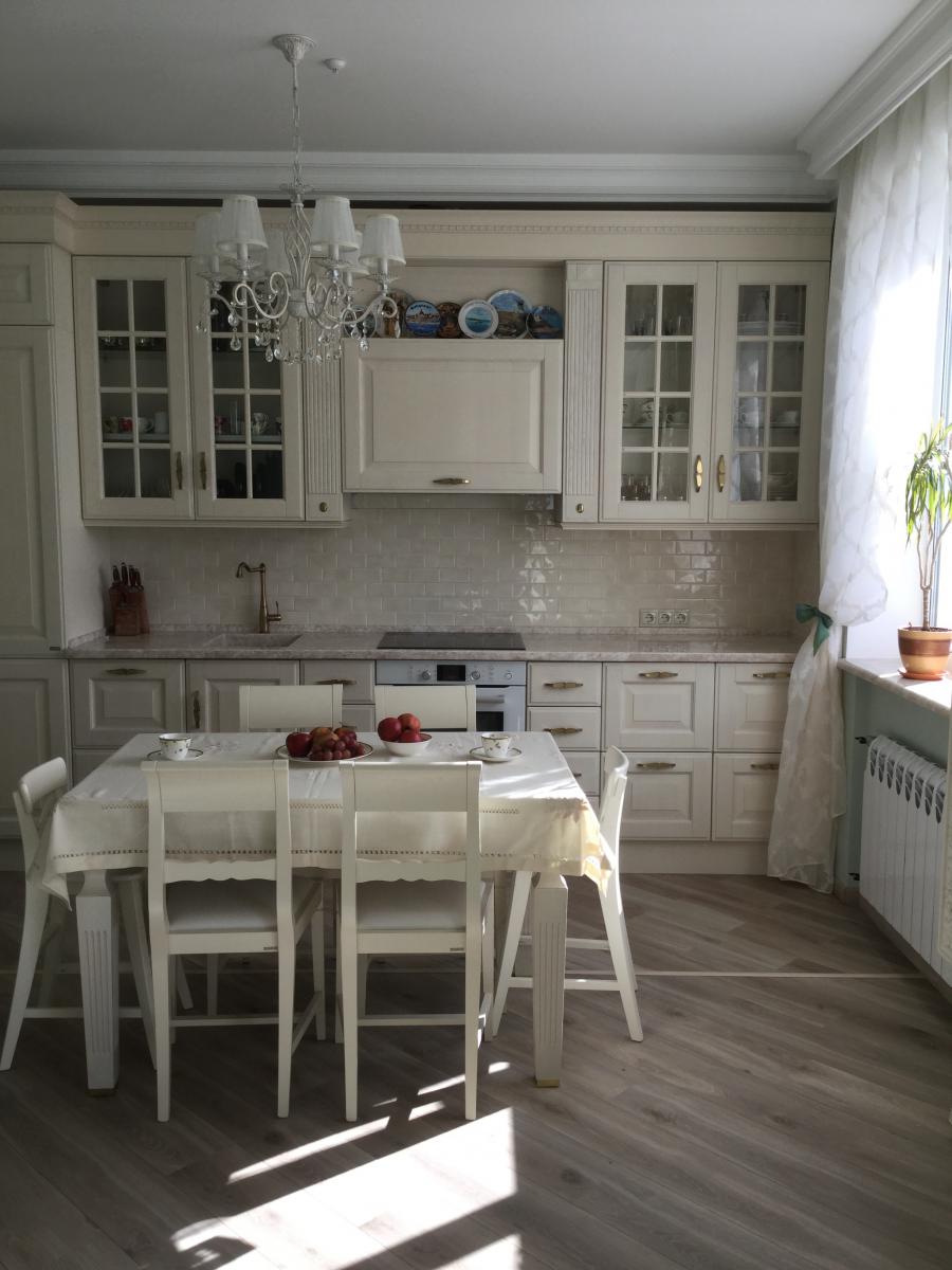Кухня-гостиная, интерьер кухни фото, кухни Scavolini Квартира в Лосином острове. Кухня-гостиная