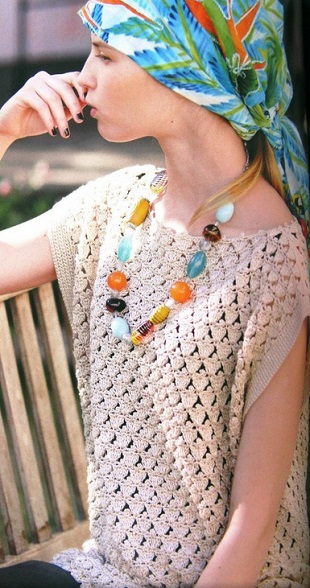 Узор для топа крючком