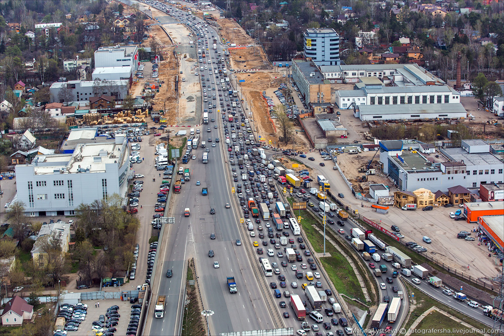 Пробки на МКАД 29.04.2015