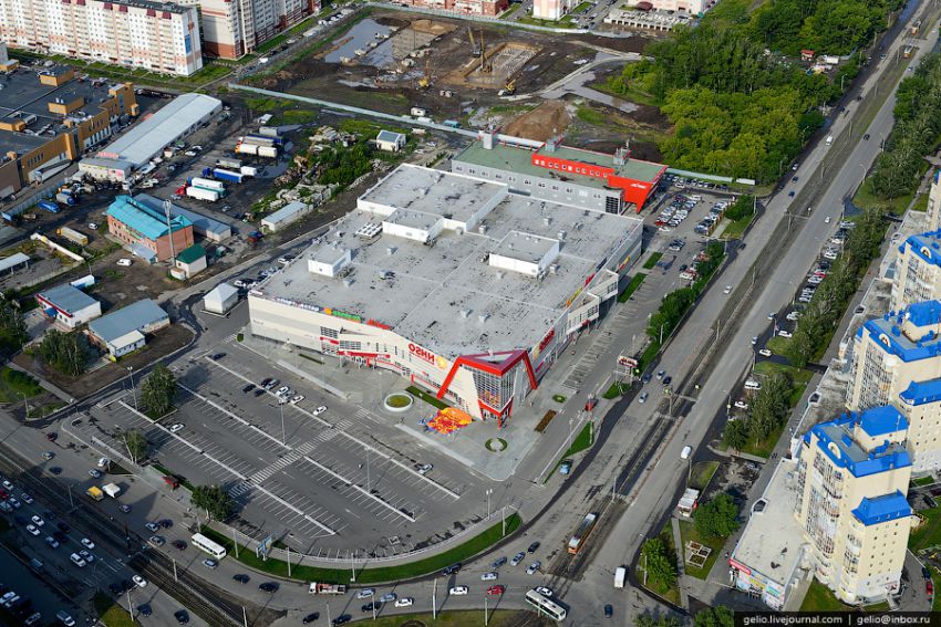 Барнаул, высота, вертолет, достопримечательности