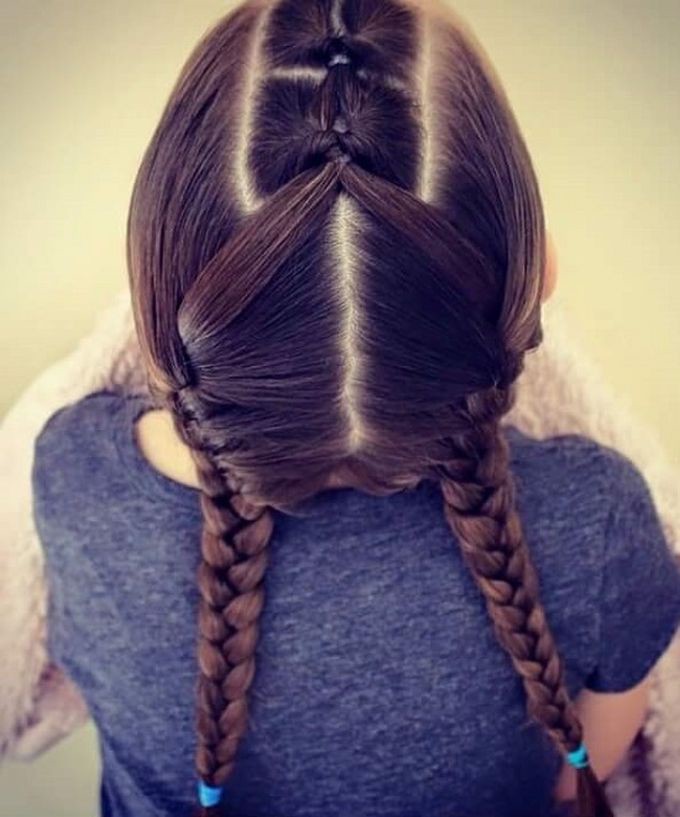 10 самых простых и красивых причесок для девочек. Ваша