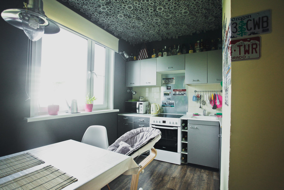 Фотография: Кухня и столовая в стиле Лофт, DIY, Квартира, Дома и квартиры, IKEA – фото на InMyRoom.ru