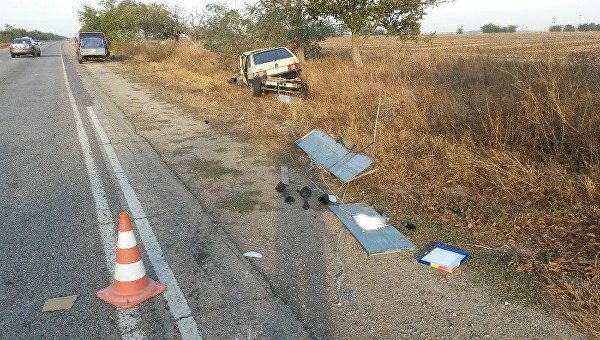 ДТП в Крыму: тройное горе - погиб один человек (фото)