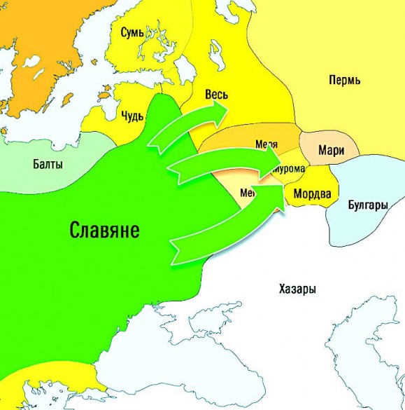 Великое переселение славян Славянская колонизация Северо-Восточной Руси