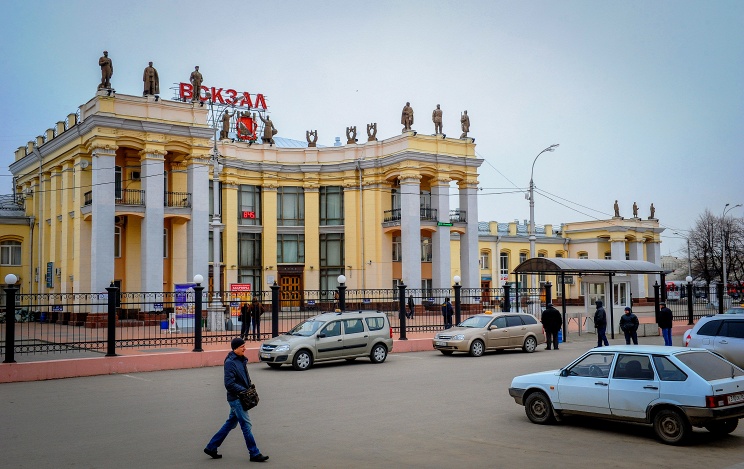 ID: 10632281 Дата съемки: 23.03.2015 Описание: Россия. Воронеж. Здание железнодорожного вокзала. Дмитрий Рогулин/ТАСС