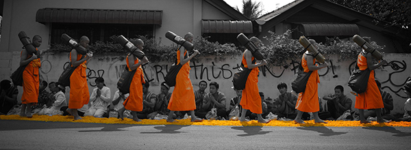 Monks in Chiang Mai, Thailand