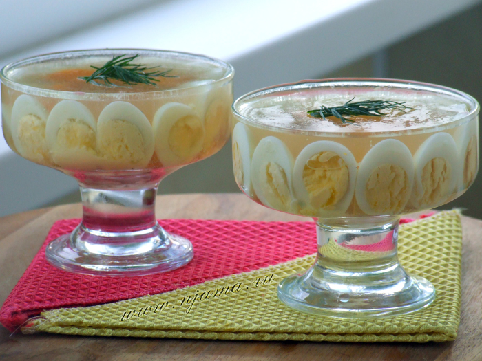Куриное заливное