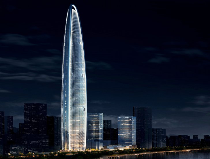 Wuhan Greenland Center в городе Ухань, Китай