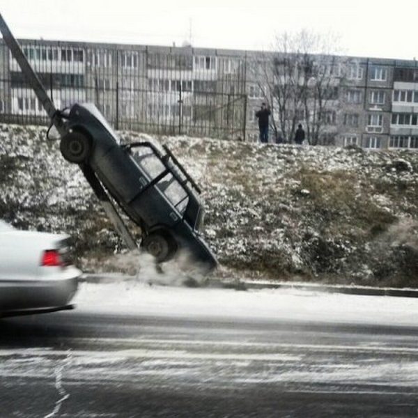 Подборка курьезных аварий