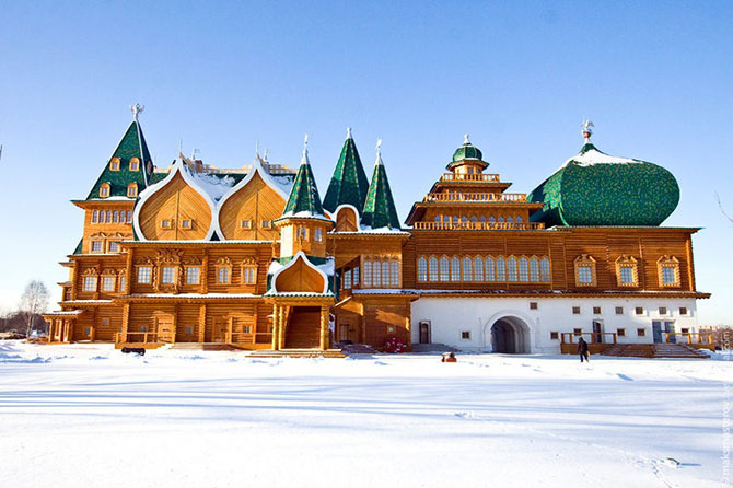Деревянный дворец царя Алексея Михайловича в Коломенском