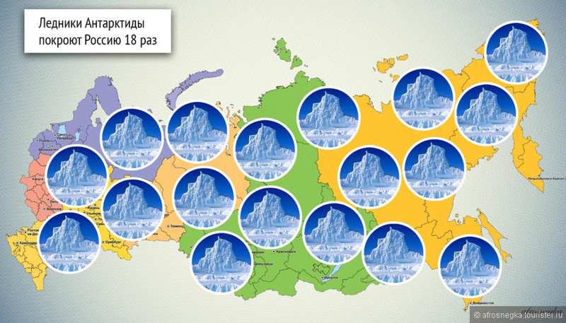 Насколько велика Россия от края и до края? Размеры России, история, факты