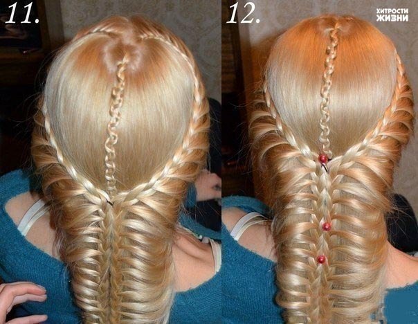 Урок красивой прически для длинных волос