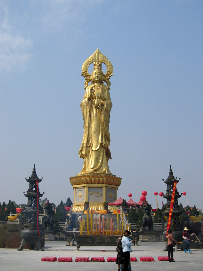 7. Статуя божества Гуаньинь, Китай высота, мир, статуя