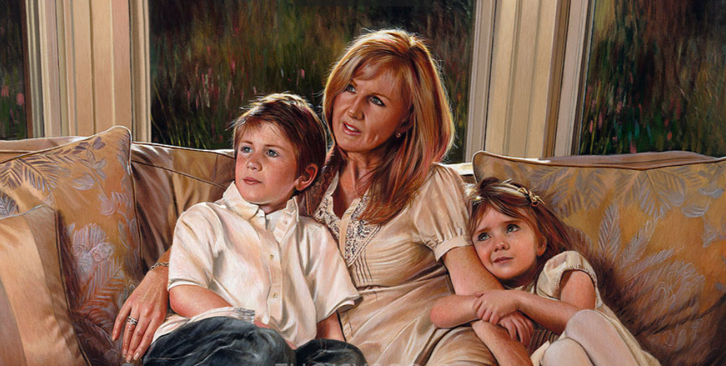 "Семейный портрет", холст, масло