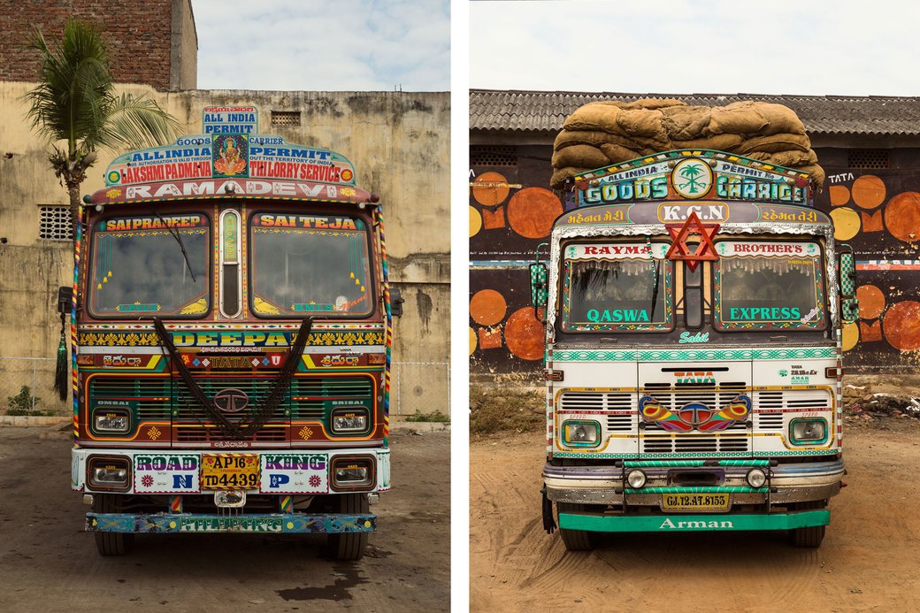 Индийские дальнобойщики и их автомобили Дальнобой, авто, индия