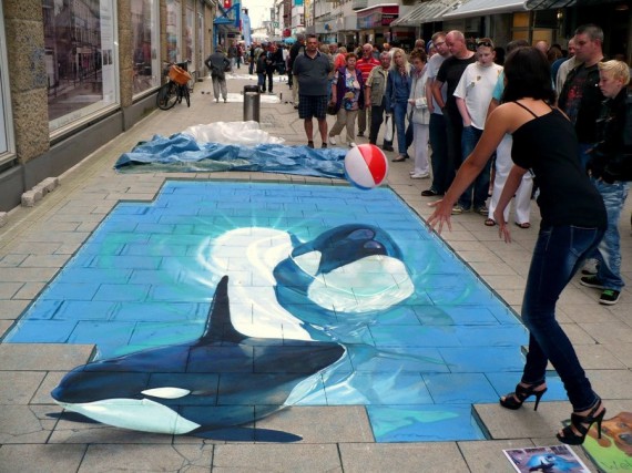 3D Street Art Николая Арндта